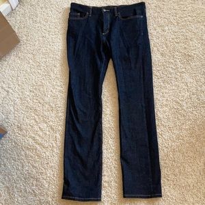 Betabrand Namaste Britches  dark wash boot cut